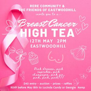 BREAST CANCER HIGH TEA GISBORNE